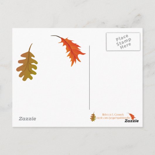 Happy Halloween  stijl Briefkaart (Achterkant)