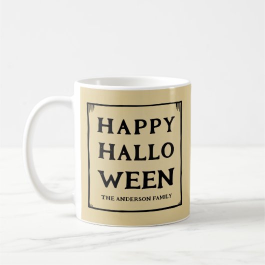 Happy Halloween stijl Koffiemok (Links)