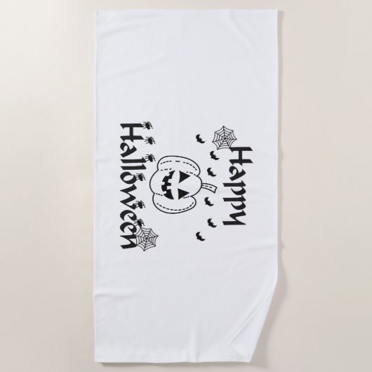 Happy Halloween Strandlaken (Voorkant)