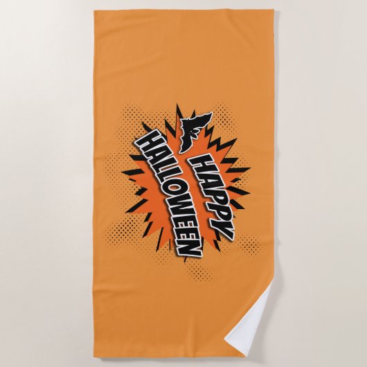 Happy Halloween Strandlaken (Voorkant)