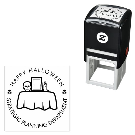 Happy Halloween Strategic Planning grappig Zelfinktende Stempel (In situ)