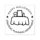 Happy Halloween Strategic Planning grappig Zelfinktende Stempel (Design)