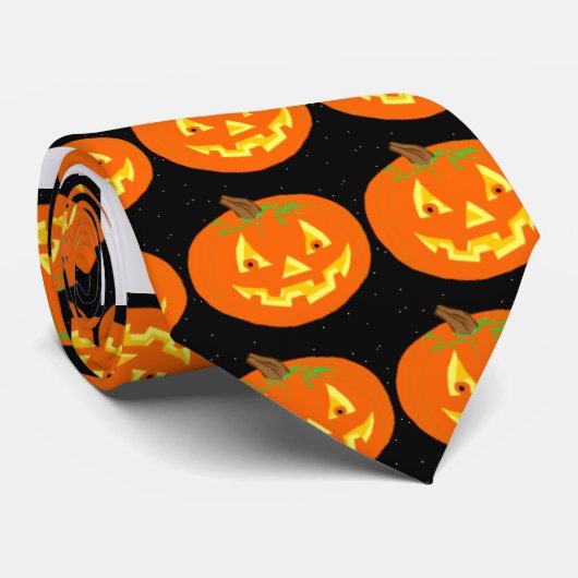 Happy Halloween Stropdas (Opgerold)