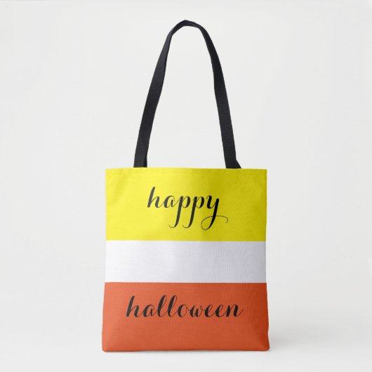 Happy Halloween Sweet Candy Corn Tote Bag (Voorkant)