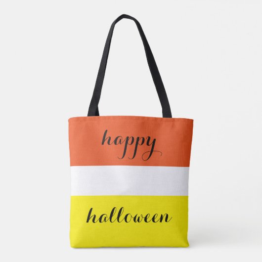 Happy Halloween Sweet Candy Corn Tote Bag (Achterkant)