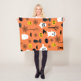 Happy Halloween-symbolen Fleece Deken