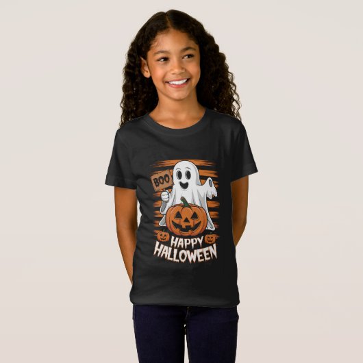 Happy Halloween T-shirt (Voorkant volledig)