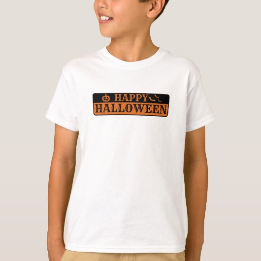 Happy Halloween T-shirt (Voorkant)
