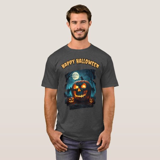 Happy Halloween T-shirt (Voorkant volledig)
