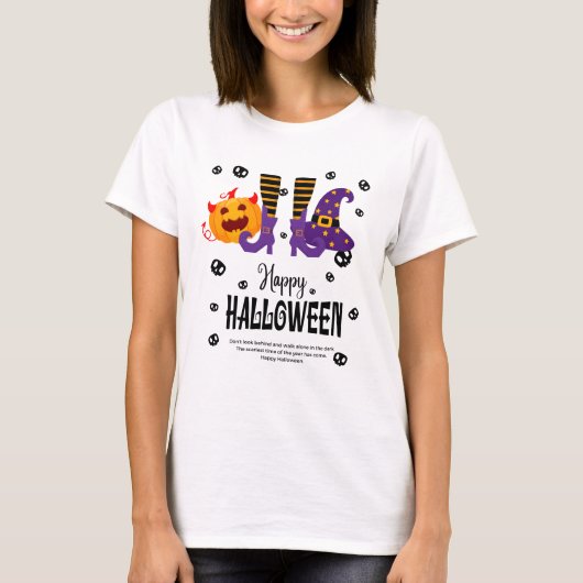 Happy Halloween T-shirt (Voorkant)