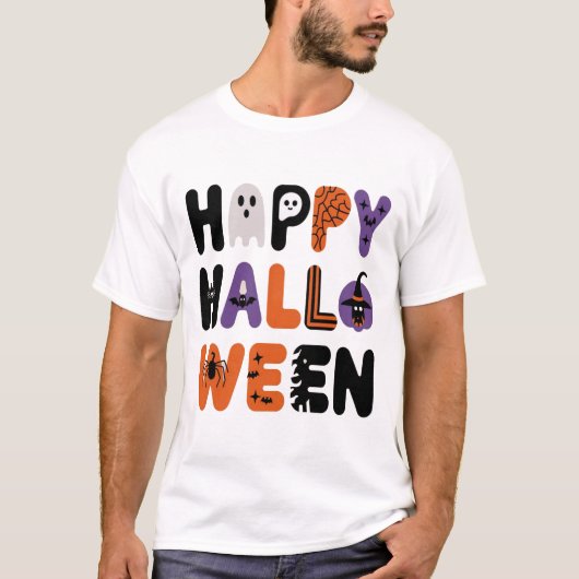Happy Halloween. T-shirt (Voorkant)