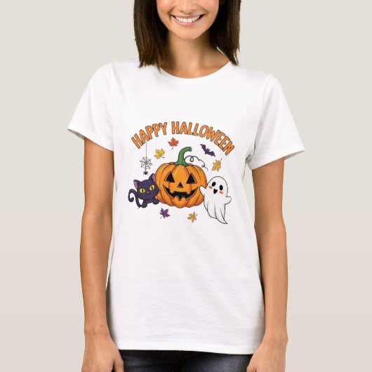 Happy Halloween T-shirt (Voorkant)