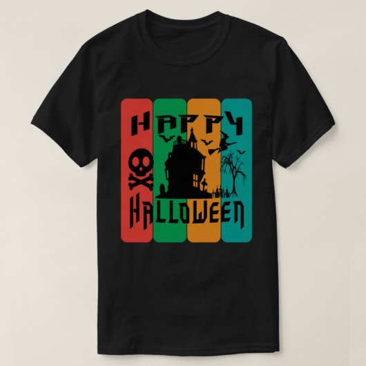 happy halloween t-shirt (Design voorkant)