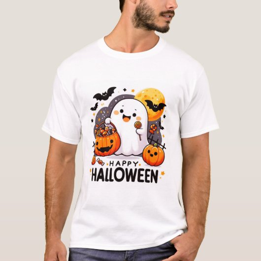 Happy Halloween T-shirt (Voorkant)