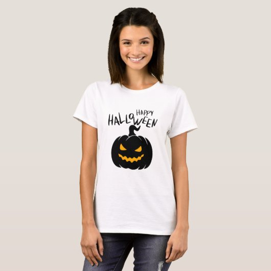 Happy Halloween T-shirt (Voorkant volledig)