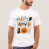 Happy Halloween T-shirt (Voorkant)