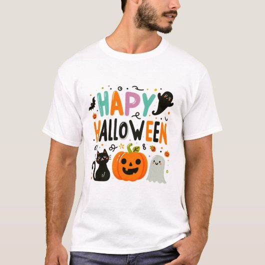 Happy Halloween T-shirt (Voorkant)
