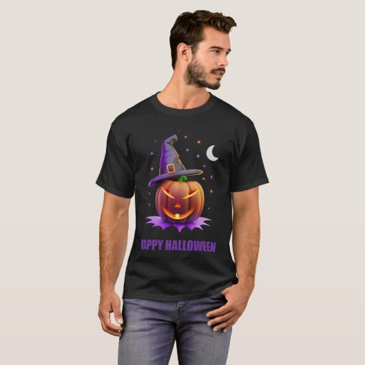 Happy Halloween T-shirt (Voorkant volledig)