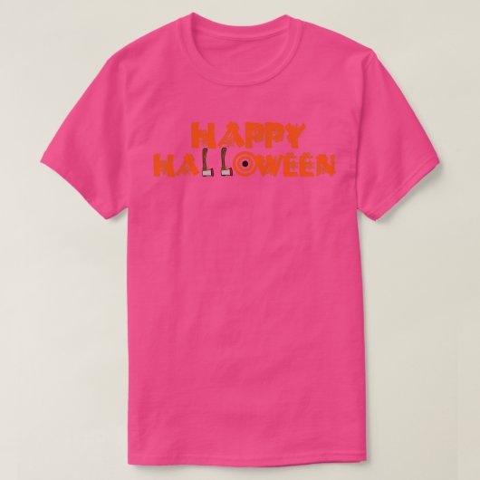 Happy Halloween T-shirt (Design voorkant)