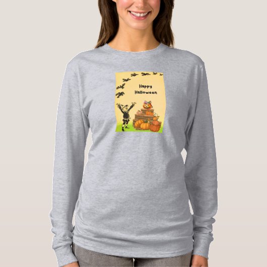 Happy Halloween T-Shirt (Voorkant)