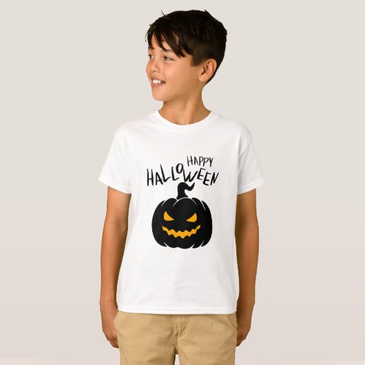 Happy Halloween T-shirt (Voorkant volledig)