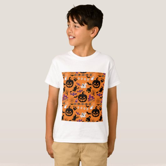 Happy Halloween T-shirt (Voorkant volledig)