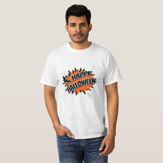 Happy Halloween T-shirt (Voorkant volledig)