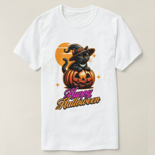 Happy Halloween T-shirt (Design voorkant)