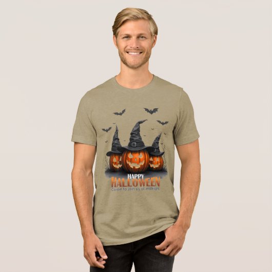Happy Halloween T-Shirt (Voorkant volledig)