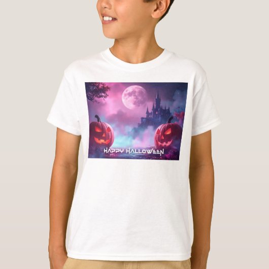 HAPPY HALLOWEEN T-SHIRT (Voorkant)