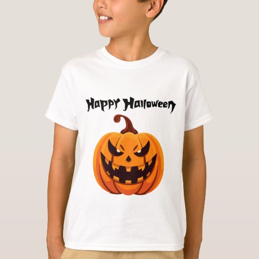 Happy Halloween T-shirt (Voorkant)