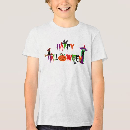 Happy Halloween T-Shirt (Voorkant)