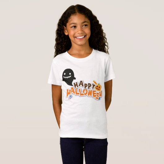 happy Halloween T-shirt (Voorkant volledig)