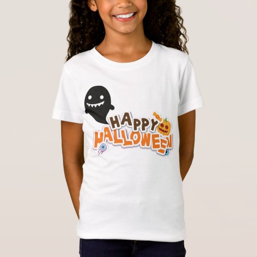 happy Halloween T-shirt (Voorkant)