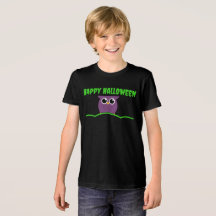 Happy Halloween T-Shirt met Schattigee Uil