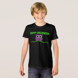 Happy Halloween T-Shirt met Schattigee Uil
