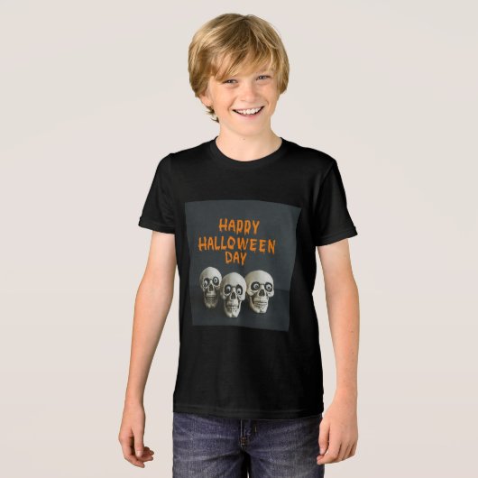 Happy Halloween T-shirt voor kinderen (Voorkant volledig)