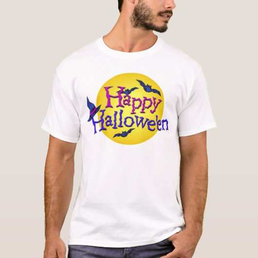 Happy Halloween T-shirts, Stropdassen, kleding T-shirt (Voorkant)