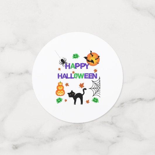 Happy Halloween Table Confetti (Kleine voorkant)