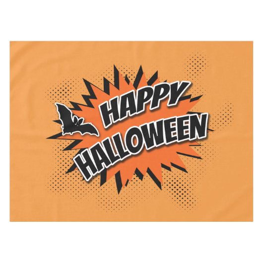 Happy Halloween Tafelkleed (Voorkant (Horizontaal))