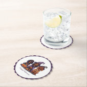 Happy Halloween teckel heksenhonden Kartonnen Onderzetters (Insitu)