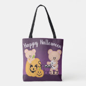 Happy Halloween Teddy Bear Spook-tacular Tote Bag (Achterkant)