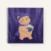 Happy Halloween: Teddy de Heks Illustratie Notitieboek (Voorkant)