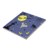 Happy Halloween Tegeltje (Zijkant)