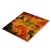 Happy Halloween Tegeltje (Zijkant)