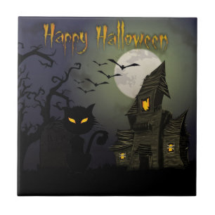 Happy Halloween Tegeltje