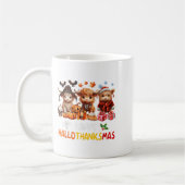 Happy Halloween Thanksgiving Christmas Highland Co Koffiemok (Links)