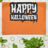 Happy Halloween Theedoek (Gevouwen)