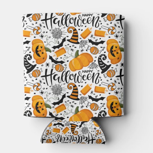 Happy Halloween Theme Blikjeskoeler (Achterkant)