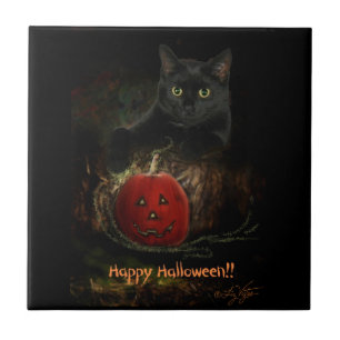 Happy Halloween Tile Tegeltje